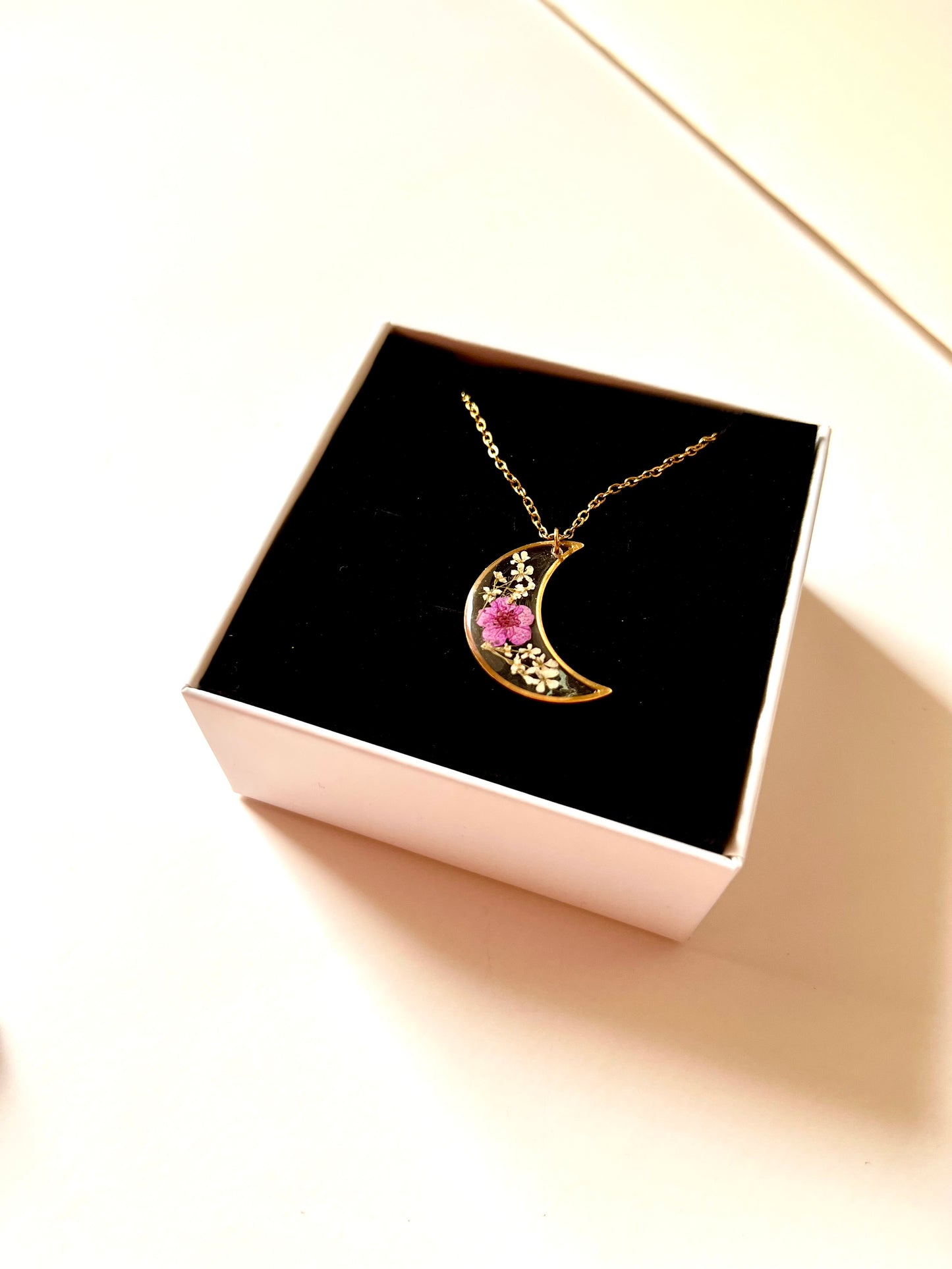 Plum Moon Promise Necklace