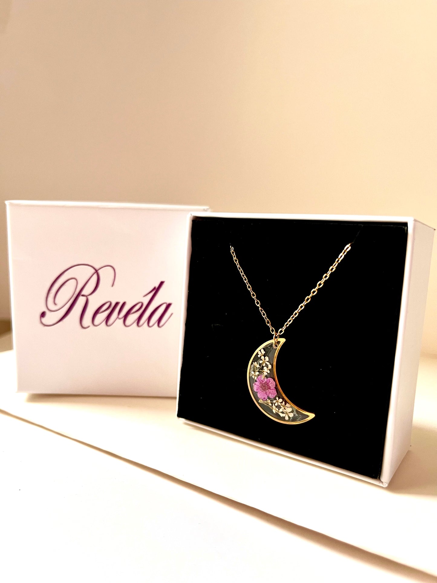 Plum Moon Promise Necklace