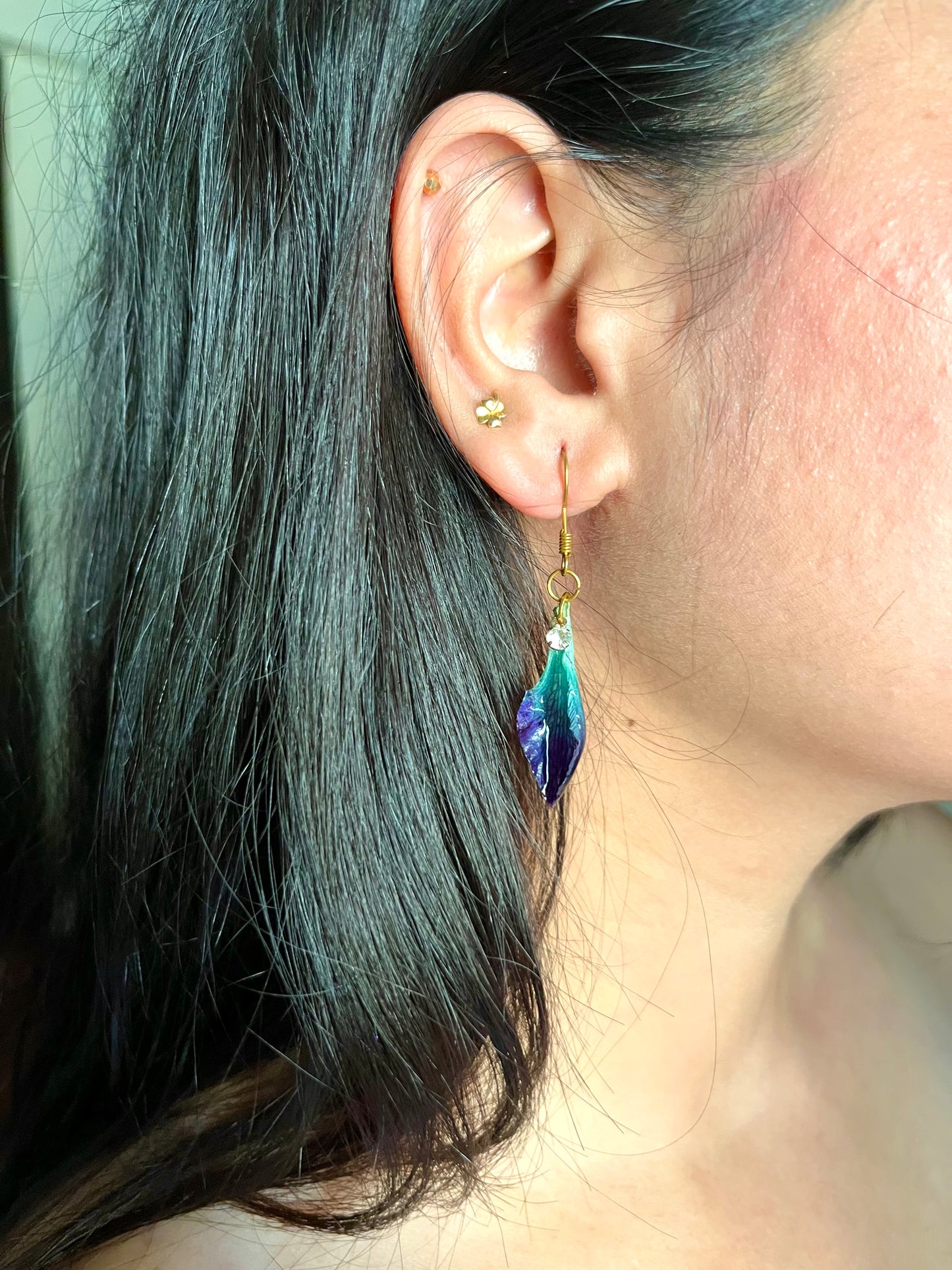 Orchid Drop Earrings