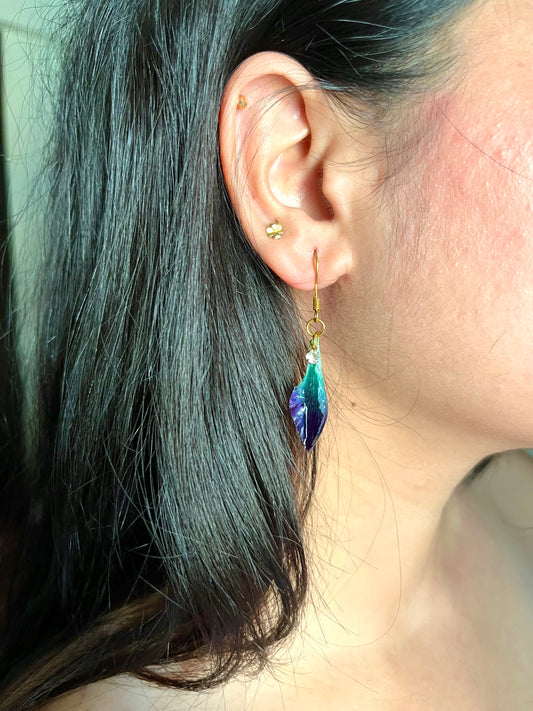 Orchid Drop Earrings