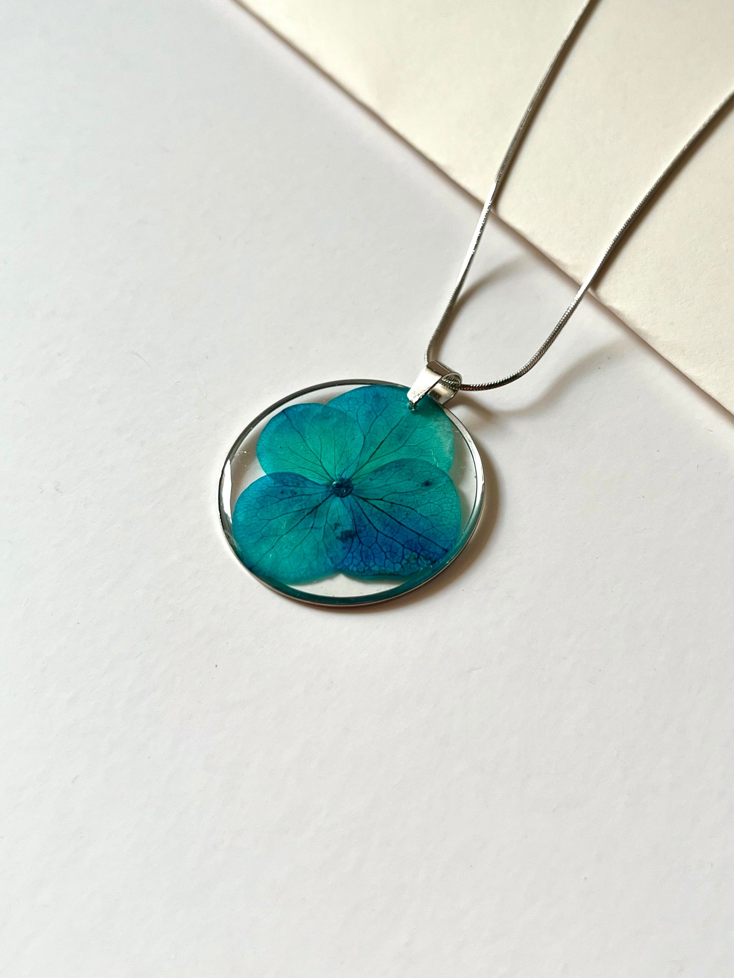 Aurora Hydrangea Necklace
