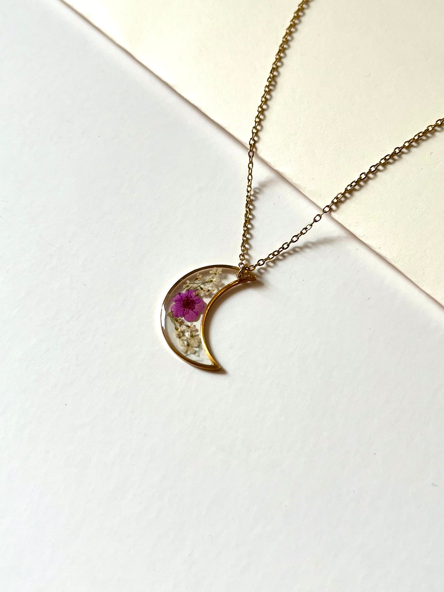 Plum Moon Promise Necklace