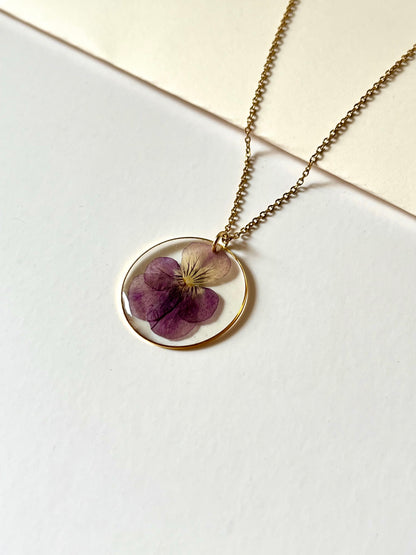 Pansy Promise Necklace