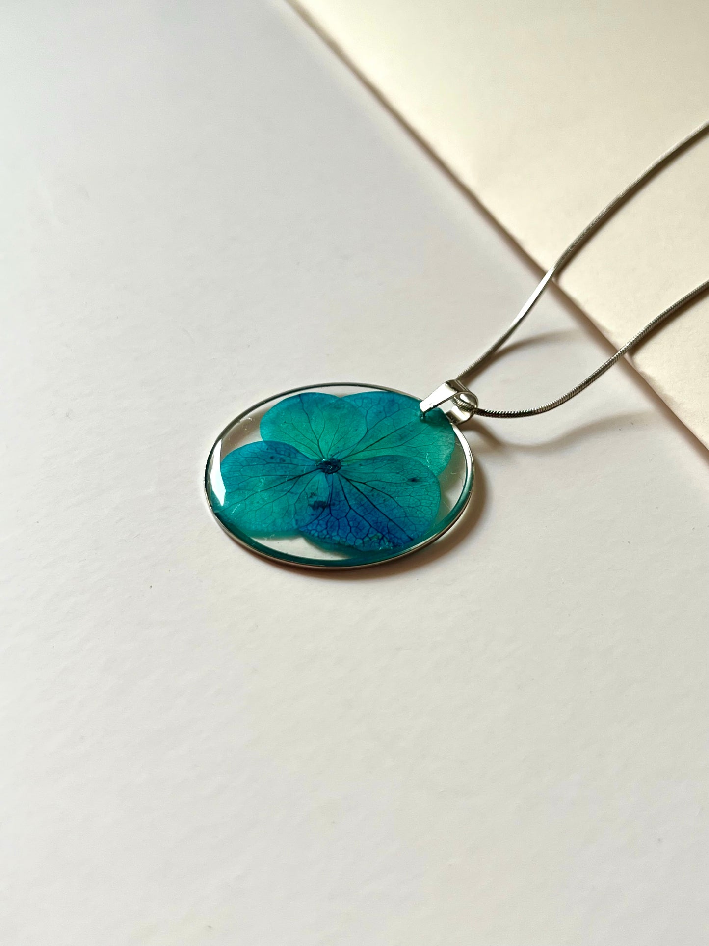 Aurora Hydrangea Necklace