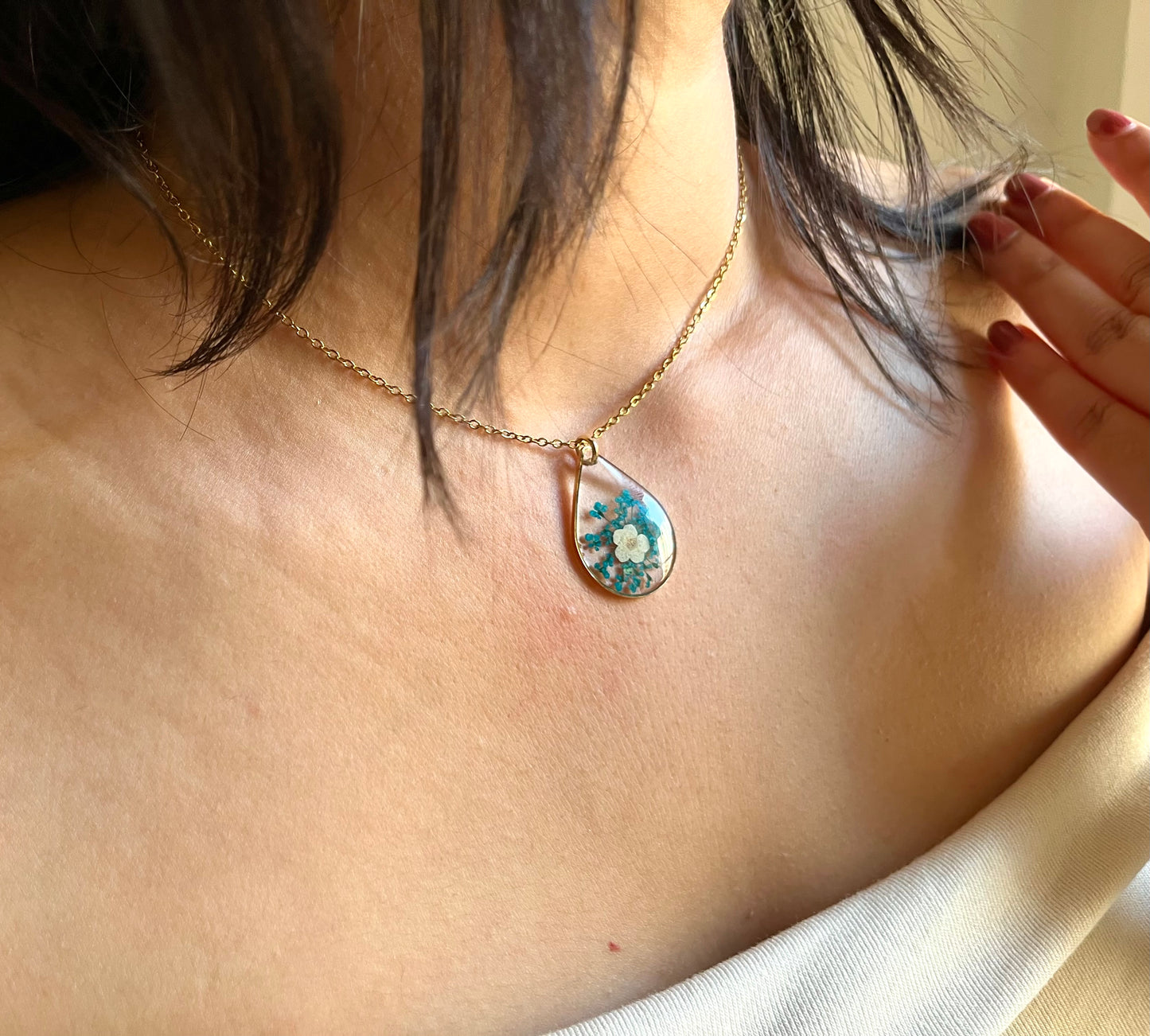 Aqua Promise Necklace