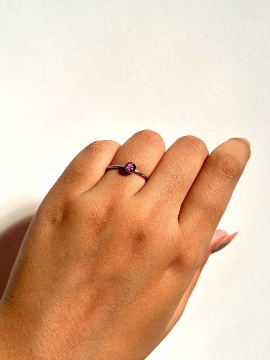 Viola Dot Ring