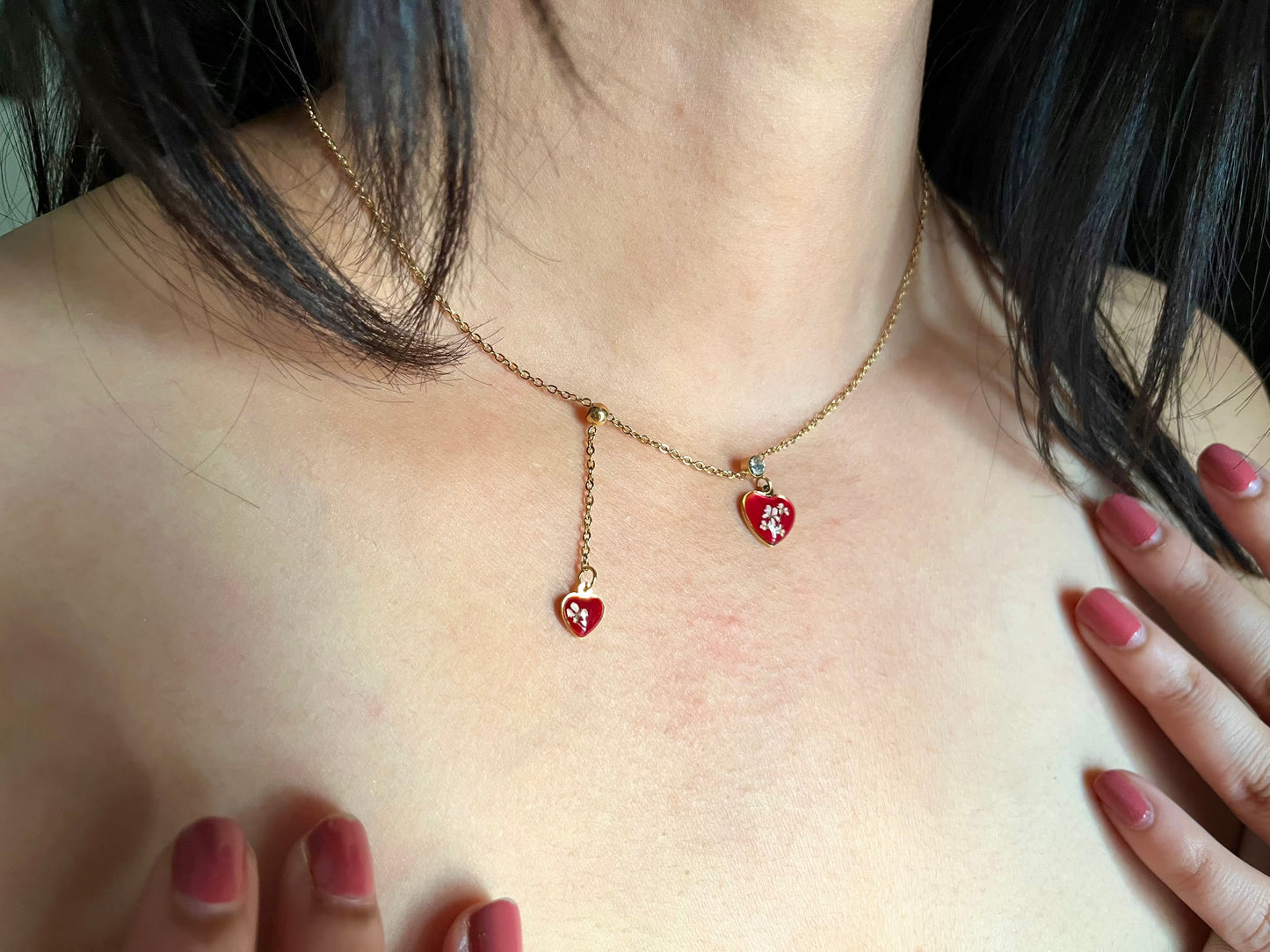 Ever After Hearts Necklace