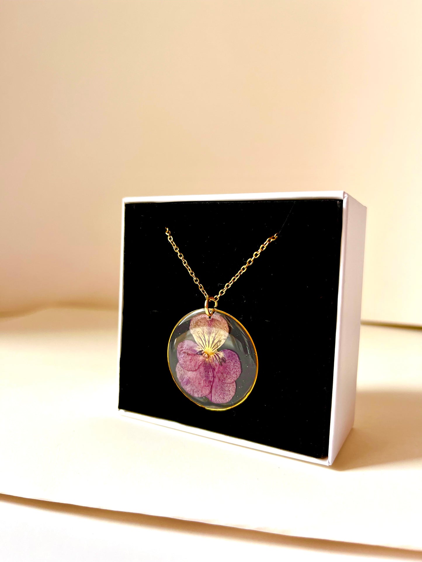 Pansy Promise Necklace