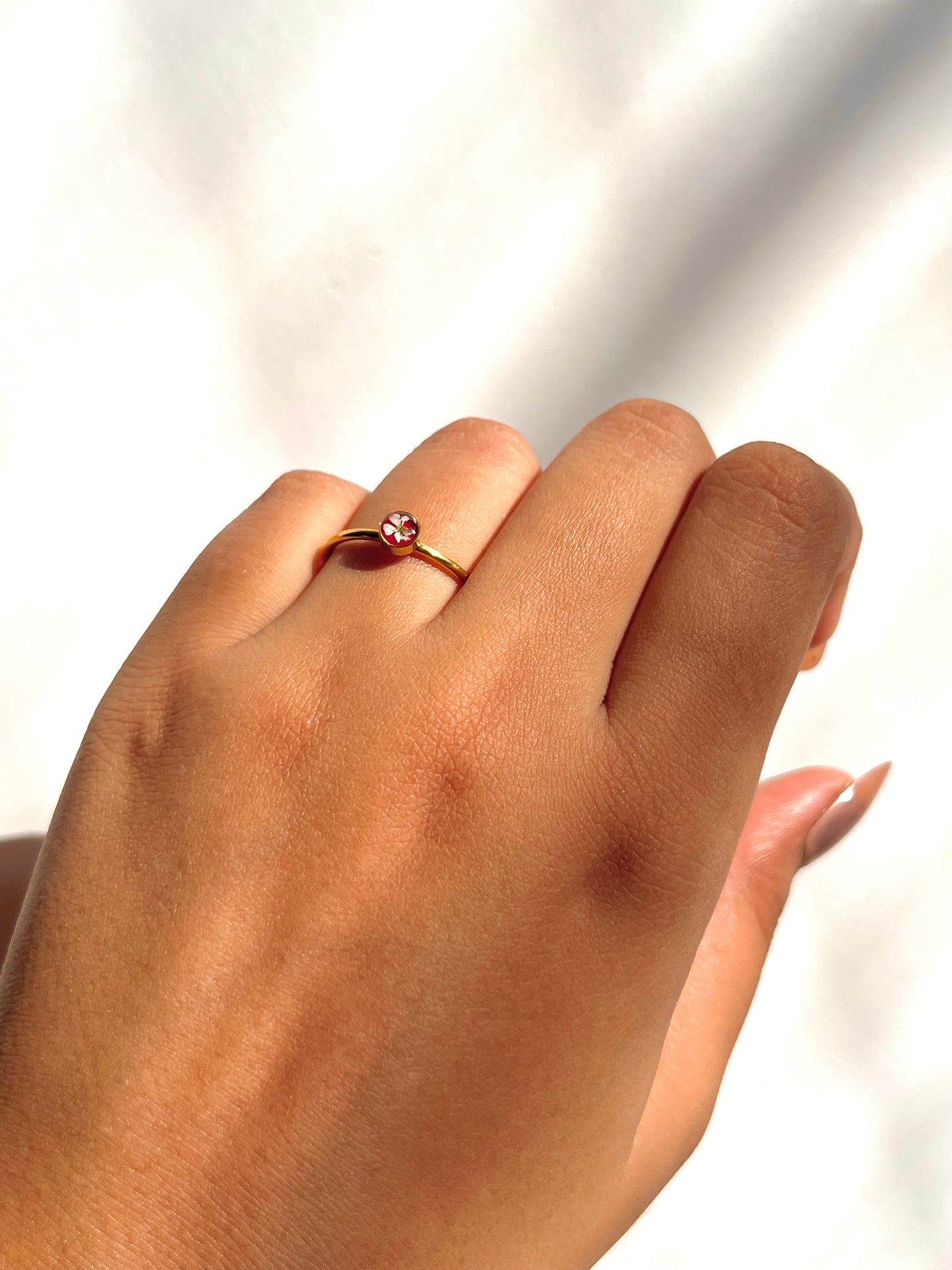 Scarlet Dot Ring